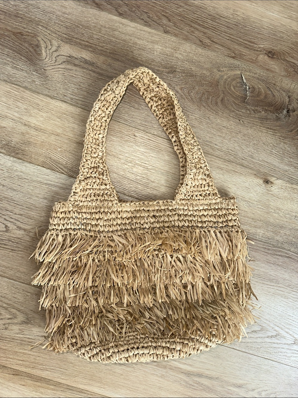 Anthropologie fringe tote
